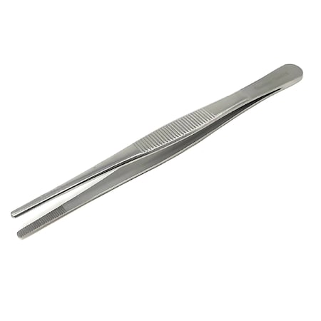 A2Z Scilab Utility Tweezers Straight Serrated Jaws 5 InchL, Stainless Steel A2Z-ZR973